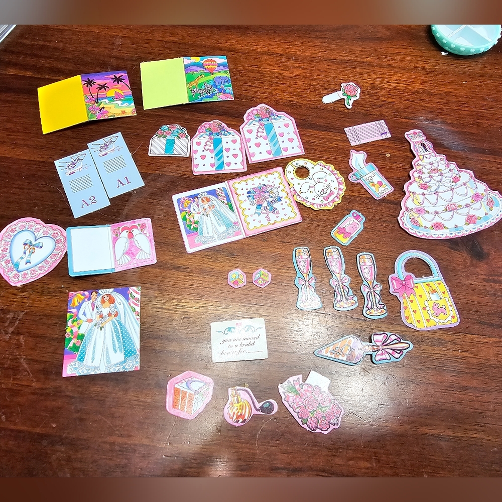 Vintage Barbie Cardboard Pieces, Wedding